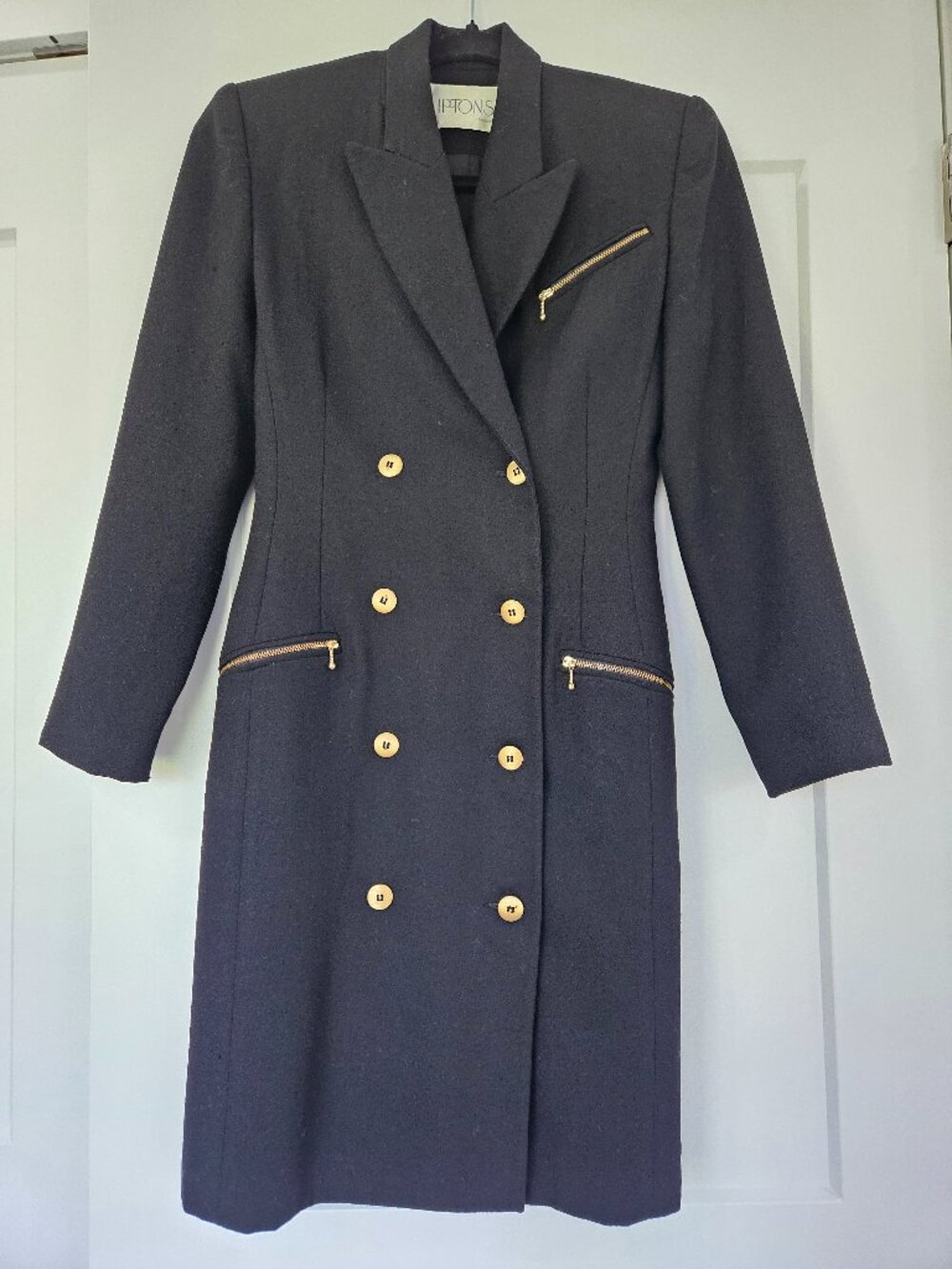 Liptons Black Blazer Jacket size XS
